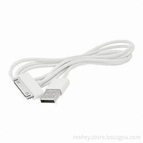 Rotate USB Cable for iPad/iPhone/iPod, 2m Length with White Color